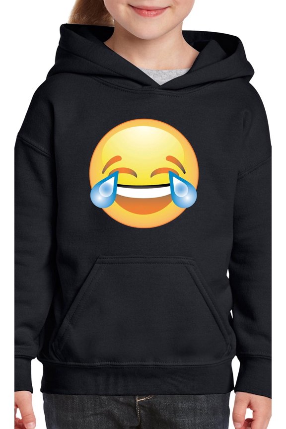 - Big Boys Hoodies and Sweatshirts - Emoji Laughing Tears