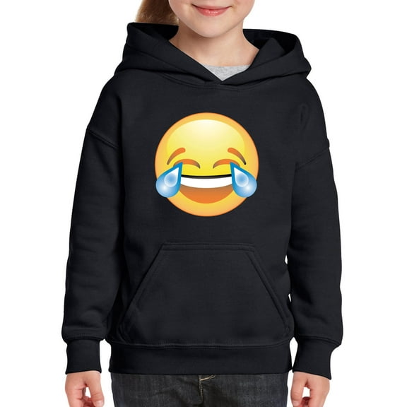 IWPF - Big Boys Hoodies and Sweatshirts - Emoji Laughing Tears