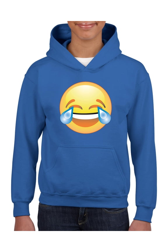 - Big Boys Hoodies and Sweatshirts - Emoji Laughing Tears