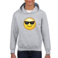 thumbnail image 1 of IWPF - Big Boys Hoodies and Sweatshirts - Emoji with Sunglasses, 1 of 5