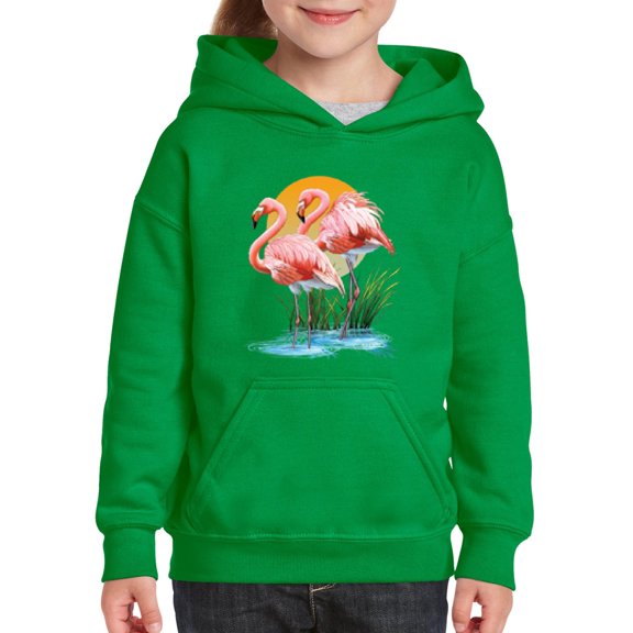IWPF - Big Boys Hoodies and Sweatshirts - Flamingo