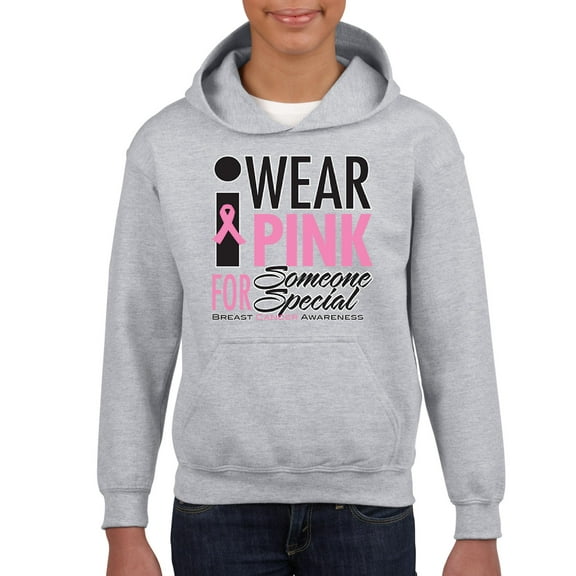 IWPF - Big Boys Hoodies and Sweatshirts - I Wear Pink for Someone Special