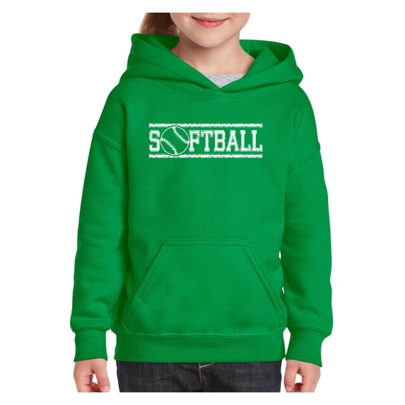 IWPF - Big Boys Hoodies and Sweatshirts - Softball with Ball