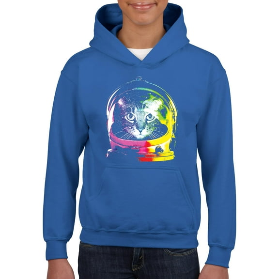 IWPF - Big Boys Hoodies and Sweatshirts - Space Cat