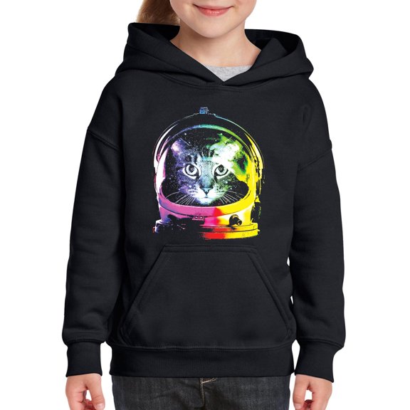 IWPF - Big Boys Hoodies and Sweatshirts - Space Cat