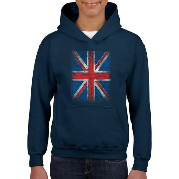 IWPF - Big Boys Hoodies and Sweatshirts - Union Jack British Flag
