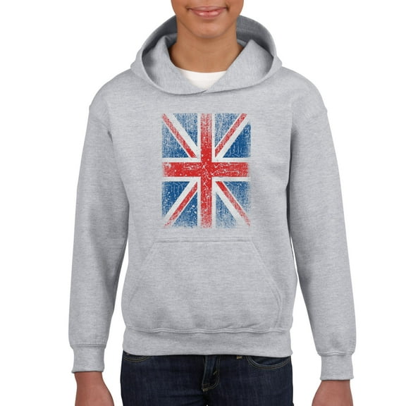 IWPF - Big Boys Hoodies and Sweatshirts - Union Jack British Flag