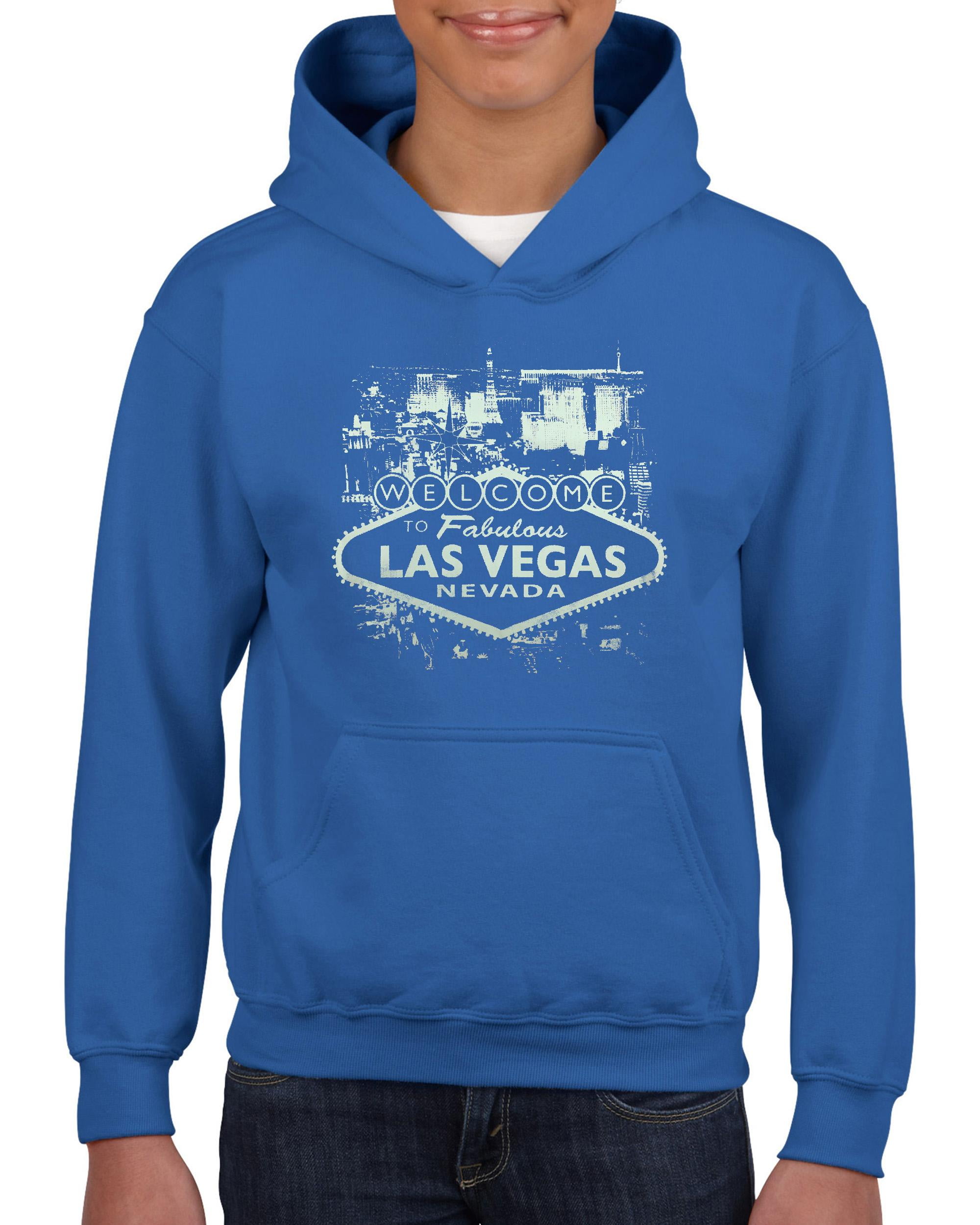 IWPF - Big Girls Hoodies and Sweatshirts - Welcome to Las Vegas Nevada 