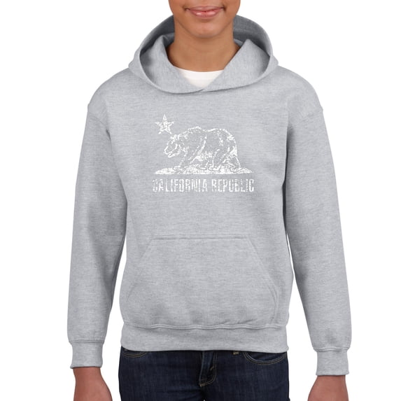 IWPF - Big Boys Hoodies and Sweatshirts, up to Big Boys Size 24 - California Bear