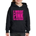 thumbnail image 1 of IWPF - Big Boys Hoodies and Sweatshirts, up to Big Boys Size 24 - I Wear Pink For My Friend, 1 of 5