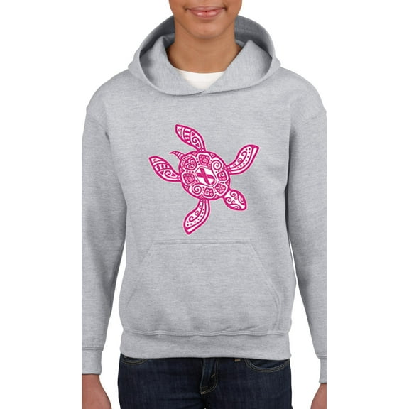 IWPF - Big Boys Hoodies and Sweatshirts, up to Big Boys Size 24 - Sea Turtle Hawaii