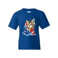 thumbnail image 1 of IWPF - Big Boys T-Shirts and Tank Tops - American Flag 4th of July Kitty, 1 of 5