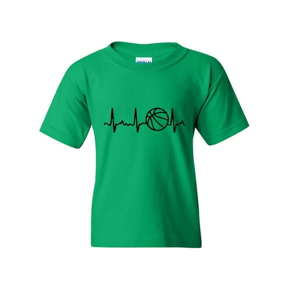 IWPF - Big Boys T-Shirts and Tank Tops - Basketball Heartbeat