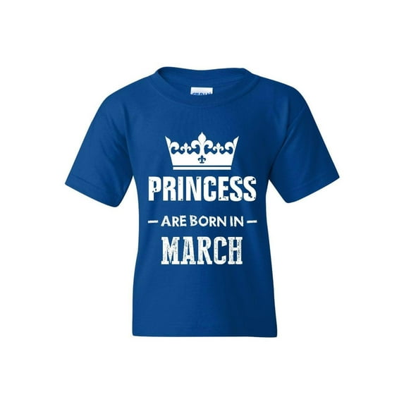 IWPF - Big Boys T-Shirts and Tank Tops - Birthday Gift Princess are Born in March