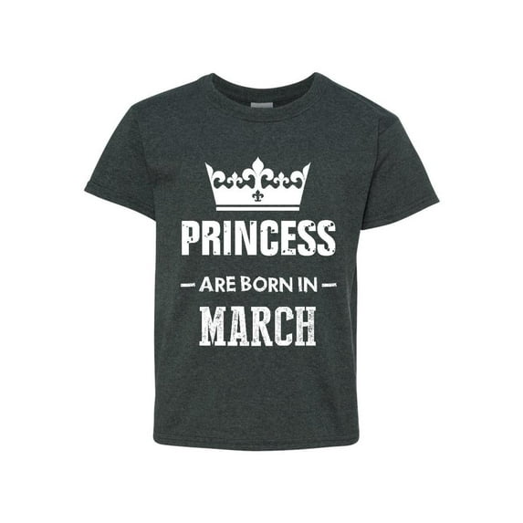 IWPF - Big Boys T-Shirts and Tank Tops - Birthday Gift Princess are Born in March