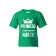 thumbnail image 1 of IWPF - Big Boys T-Shirts and Tank Tops - Birthday Gift Princess are Born in March, 1 of 5