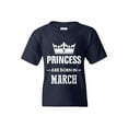 thumbnail image 1 of IWPF - Big Boys T-Shirts and Tank Tops - Birthday Gift Princess are Born in March, 1 of 5