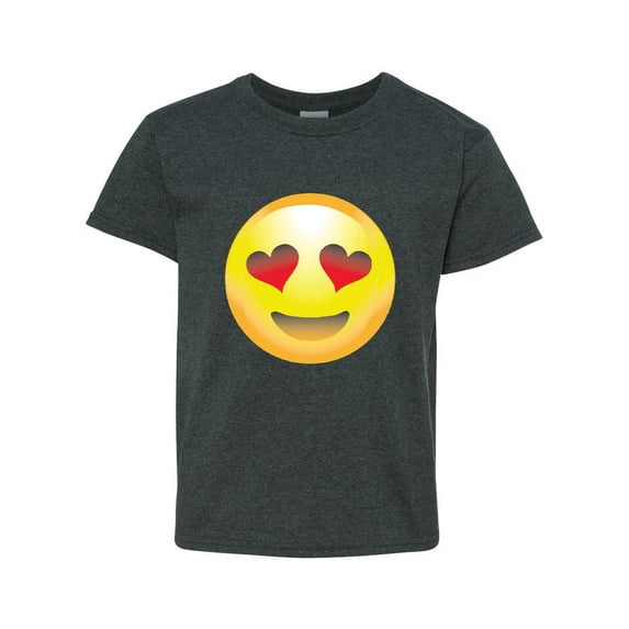 IWPF - Big Boys T-Shirts and Tank Tops - Emoji Heart-Shaped Eyes