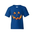 thumbnail image 1 of IWPF - Big Boys T-Shirts and Tank Tops - Halloween Costume Pumpkin Face, 1 of 5