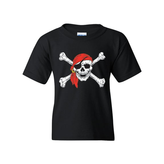 Artix - Big Boys T-Shirts and Tank Tops - Jolly Roger Skull & Crossbones