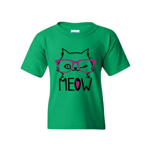 IWPF - Big Boys T-Shirts and Tank Tops - Meow Cute Cat Kitty