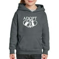 thumbnail image 1 of IWPF - Big Girls Hoodies and Sweatshirts - Adopt Animal Rescue, 1 of 5