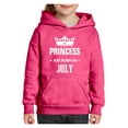 thumbnail image 1 of Normal is Boring - Big Girls Hoodies and Sweatshirts, up to Big Girls Size 24 - Birthday Gift Princess Are Born in July, 1 of 5