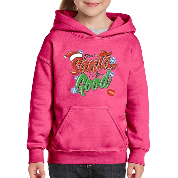 IWPF - Big Girls Hoodies and Sweatshirts - Christmas Dear Santa