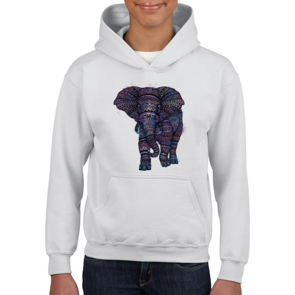 IWPF - Big Girls Hoodies and Sweatshirts - Elephant