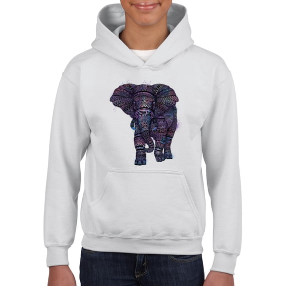 IWPF - Big Girls Hoodies and Sweatshirts - Elephant