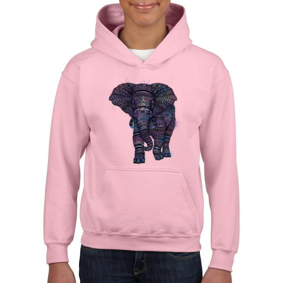 IWPF - Big Girls Hoodies and Sweatshirts - Elephant