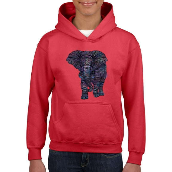 IWPF - Big Girls Hoodies and Sweatshirts - Elephant
