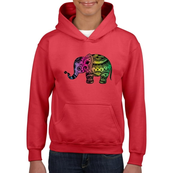 IWPF - Big Girls Hoodies and Sweatshirts - Elephant