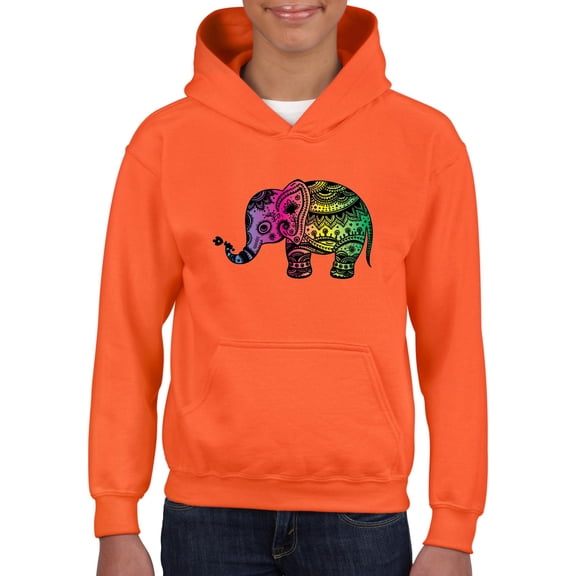 IWPF - Big Girls Hoodies and Sweatshirts - Elephant