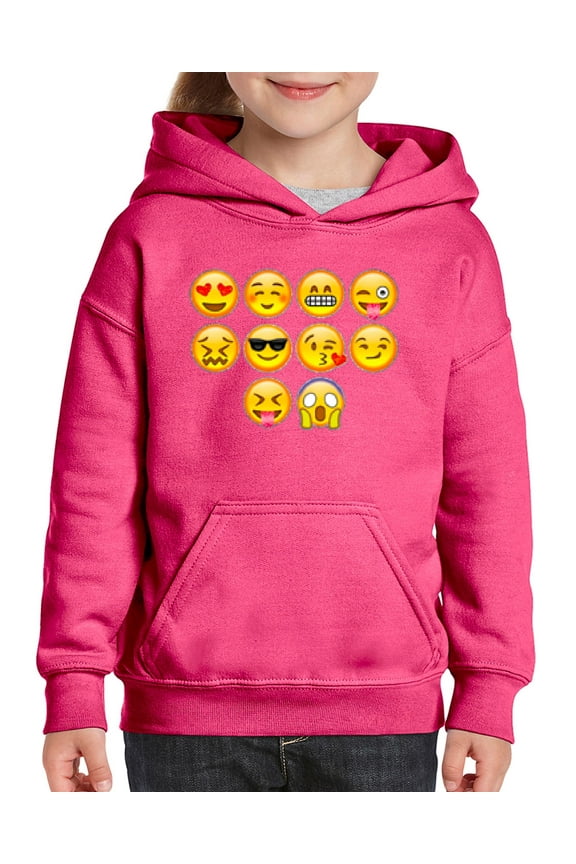 - Big Girls Hoodies and Sweatshirts - Emoji Entourage