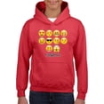 thumbnail image 1 of IWPF - Big Girls Hoodies and Sweatshirts - Emoji Entourage, 1 of 5