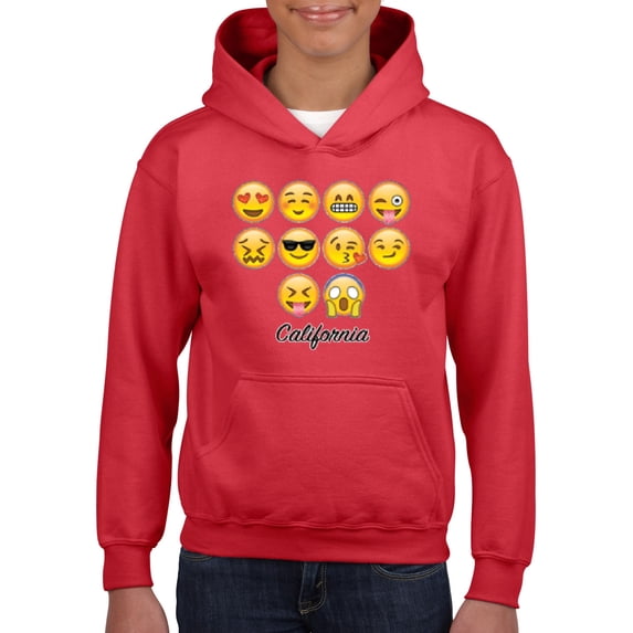 IWPF - Big Girls Hoodies and Sweatshirts - Emoji Entourage
