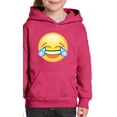 thumbnail image 1 of IWPF - Big Girls Hoodies and Sweatshirts - Emoji Laughing Tears, 1 of 5