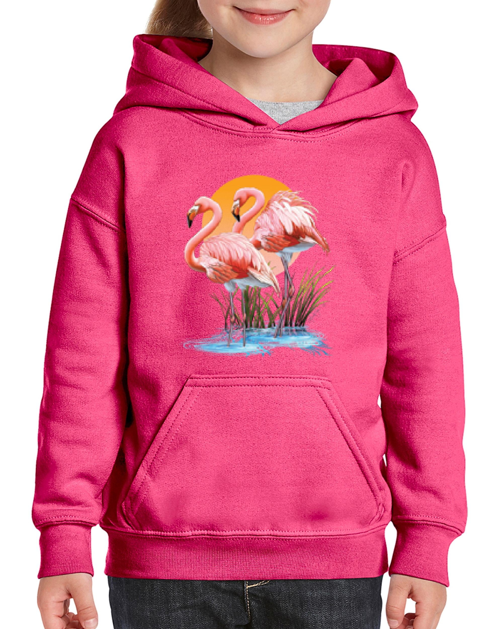 IWPF Big Girls Hoodies and Sweatshirts Flamingo Walmart