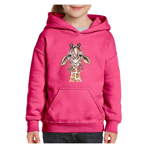 IWPF - Big Girls Hoodies and Sweatshirts - Giraffe