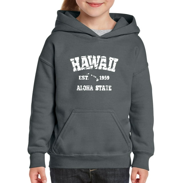 IWPF - Big Girls Hoodies and Sweatshirts - Hawaii