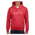 thumbnail image 1 of IWPF - Big Girls Hoodies and Sweatshirts - Heartbeat Horses, 1 of 5
