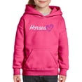 thumbnail image 1 of IWPF - Big Girls Hoodies and Sweatshirts - Horses Where My Heart Is, 1 of 5
