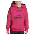 thumbnail image 1 of IWPF - Big Girls Hoodies and Sweatshirts - I Wear Pink For My Grandma, 1 of 5
