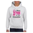 thumbnail image 1 of IWPF - Big Girls Hoodies and Sweatshirts - I Wear Pink For My Grandma, 1 of 5