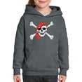 thumbnail image 1 of IWPF - Big Girls Hoodies and Sweatshirts - Jolly Roger Skull & Crossbones, 1 of 5