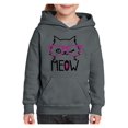 thumbnail image 1 of IWPF - Big Girls Hoodies and Sweatshirts - Meow Cute Cat Kitty, 1 of 5