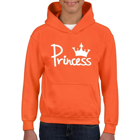 IWPF - Big Girls Hoodies and Sweatshirts - Princess Crown