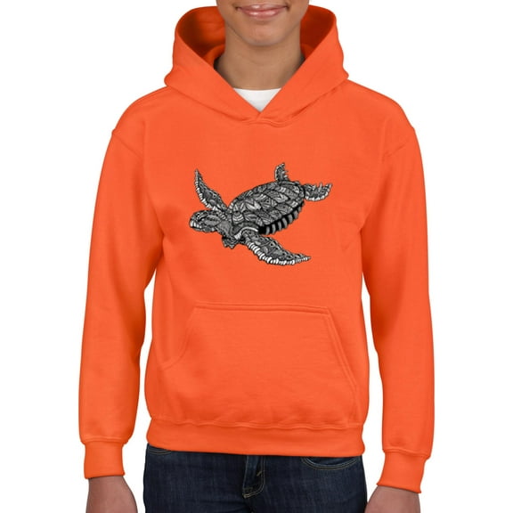 IWPF - Big Girls Hoodies and Sweatshirts - Sea Turtle Hawaii