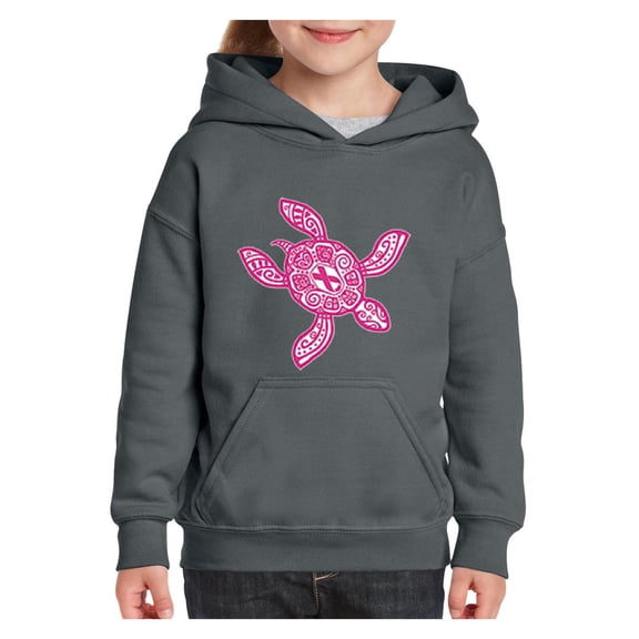 IWPF - Big Girls Hoodies and Sweatshirts - Sea Turtle Hawaii